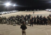 Fuerte despliegue policial en Tecate