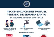 Consejos de seguridad de la FGE por Semana Santa