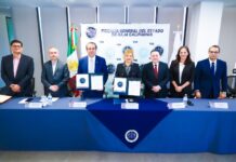 Firma FGE convenio con el Grupo Unidos por Tijuana