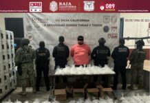 Golpe al narco en Tijuana: decomisan cerca de 113 kilos de metanfetamina y detienen a un hombre