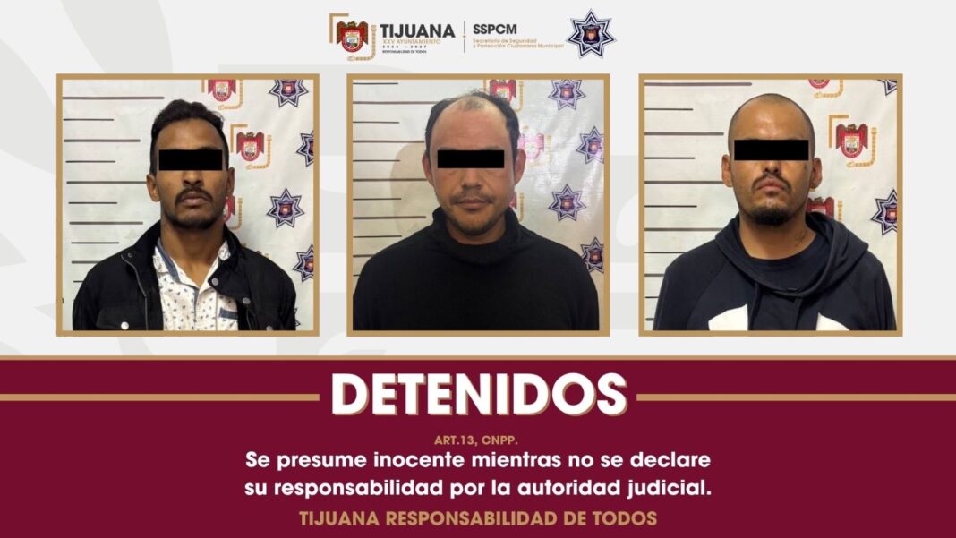 Detienen a tres sujetos en posesión de droga tras riña