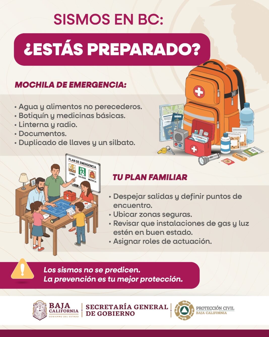BC refuerza prevención ante actividad sísmica