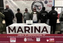 Dos adultos y un menor capturados con arma de fuego