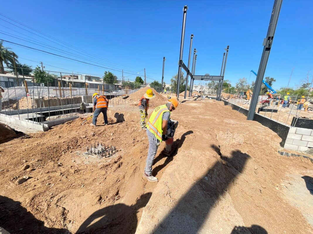 Avanzan las obras de la nueva Fiscalía en Mexicali
