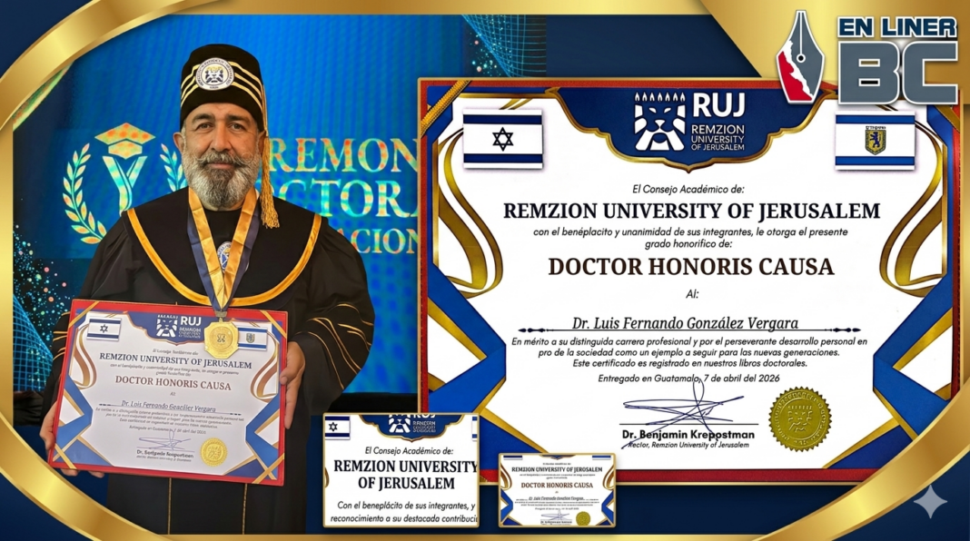 Otorgan Doctor Honoris Causa a ingeniero bajacaliforniano Luis Fernando González Vergara