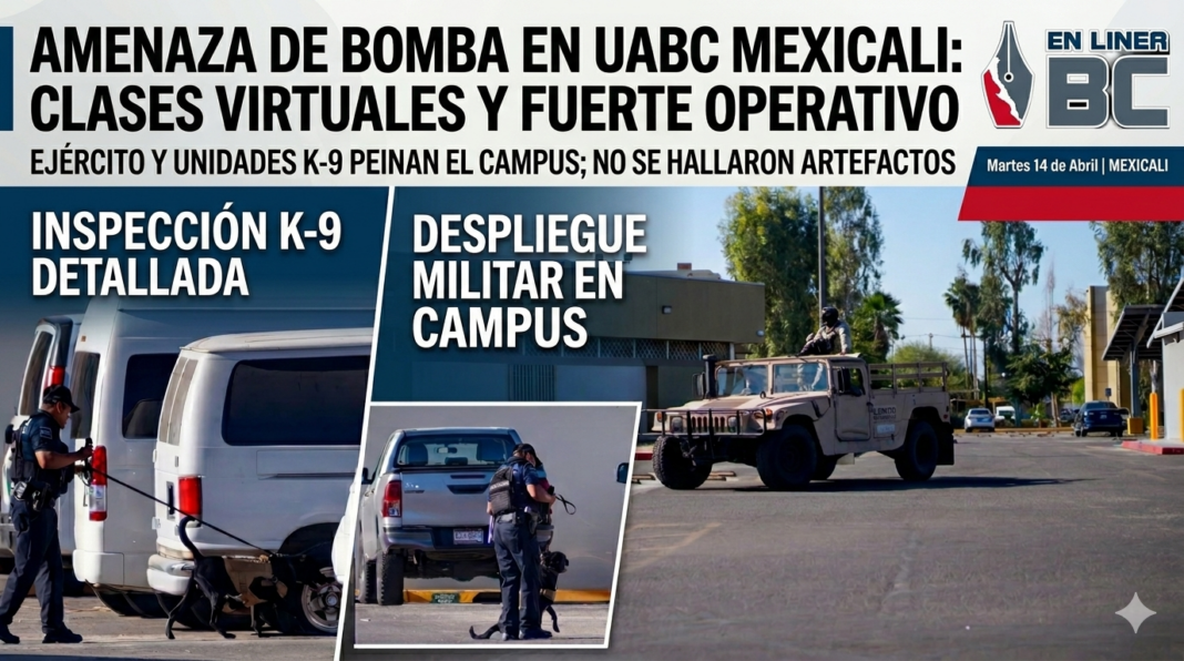 UABC Mexicali suspende clases presenciales por amenaza de bomba